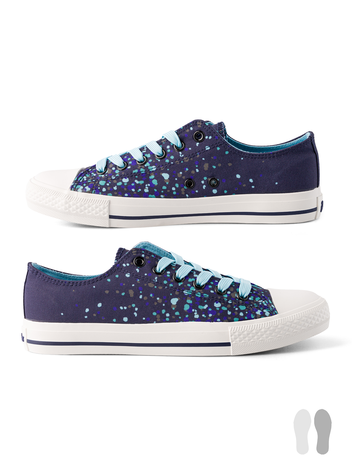 Canvas Shoes Raindrops