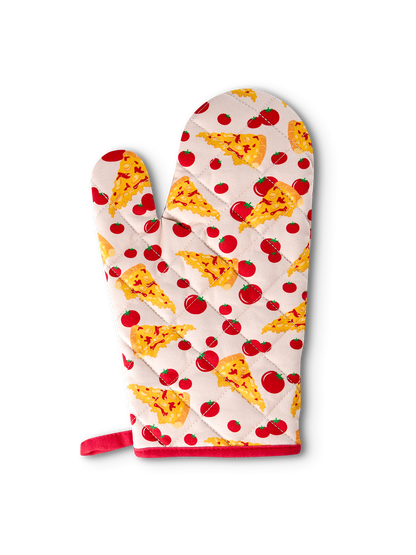 Kitchen Glove & Pot Holder Set Cheese Pizza