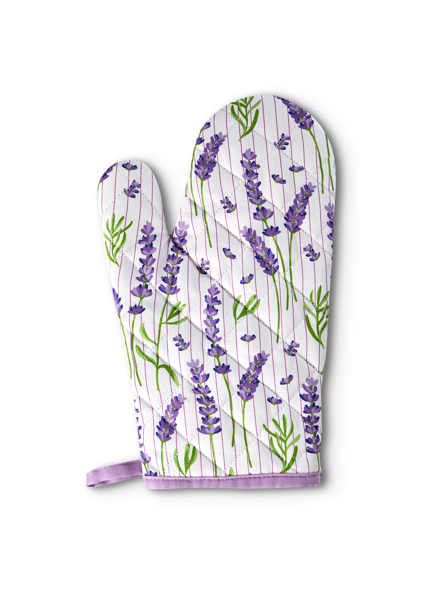 Kitchen Glove & Pot Holder Set Lavender Garden