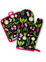 Kitchen Glove & Pot Holder Set Spring Vegetables