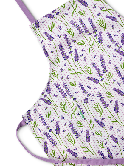 Kitchen Apron Lavender Garden