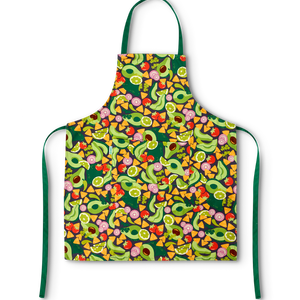 Kitchen Apron Avocado Party