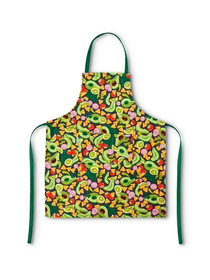 Kitchen Apron Avocado Party