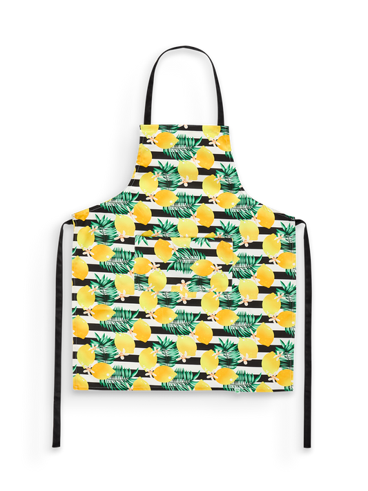 Kitchen Apron Lemons & Stripes