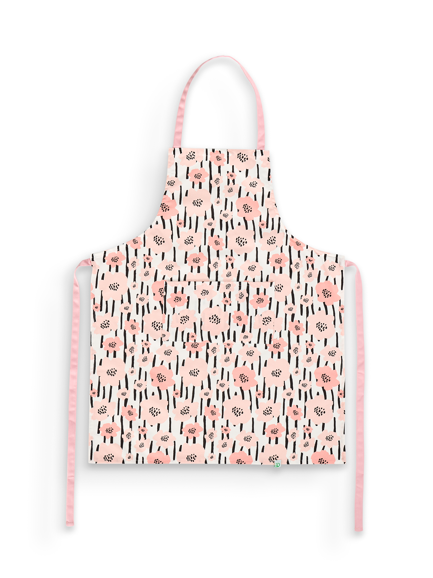 Kitchen Apron Pink Flowers