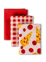 Kitchen Towels 3-Pack Cheese Pizza