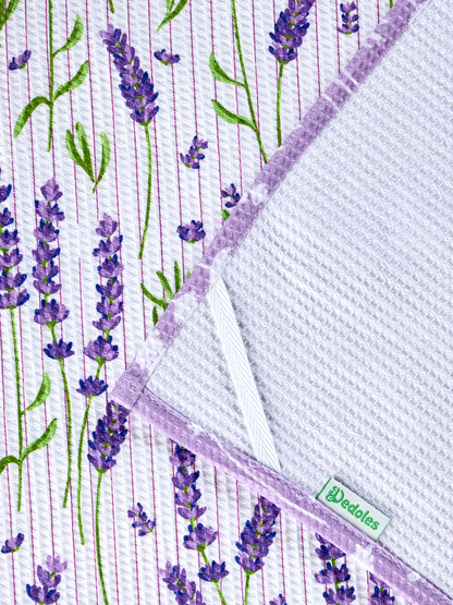 Kitchen Towels 3-Pack Lavender Garden