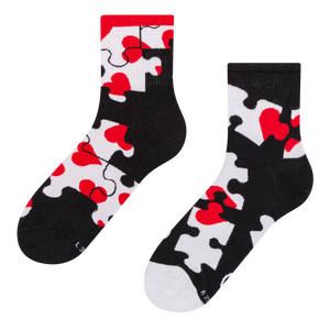 Crew Socks Heart Puzzle