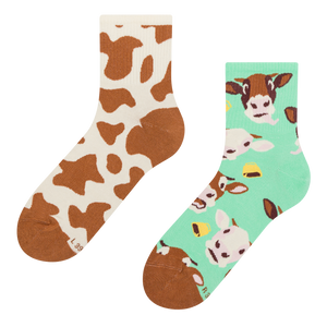 Crew Socks Cow & Bell