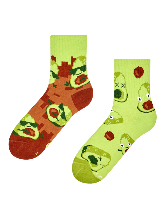 Crew Socks Pixel Avocado