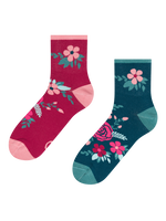 Crew Socks Rosehip Flowers