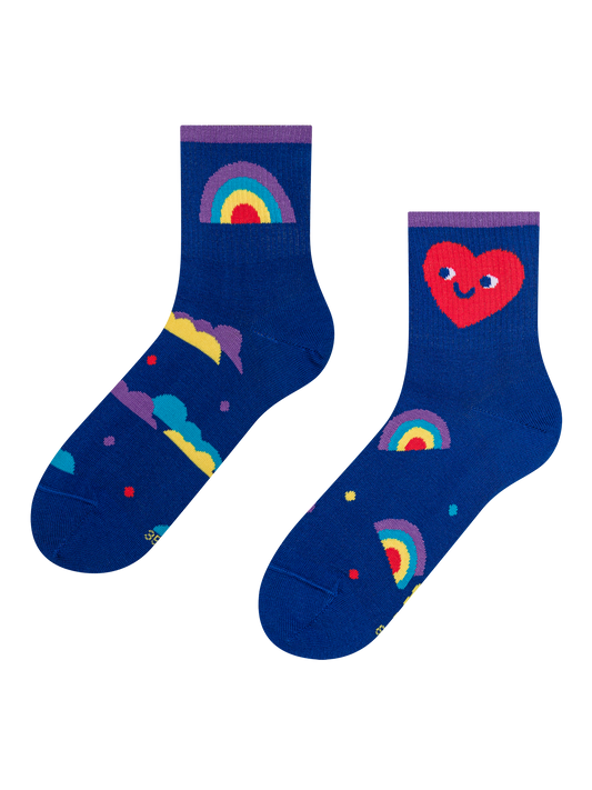 Crew Socks Pride Heart