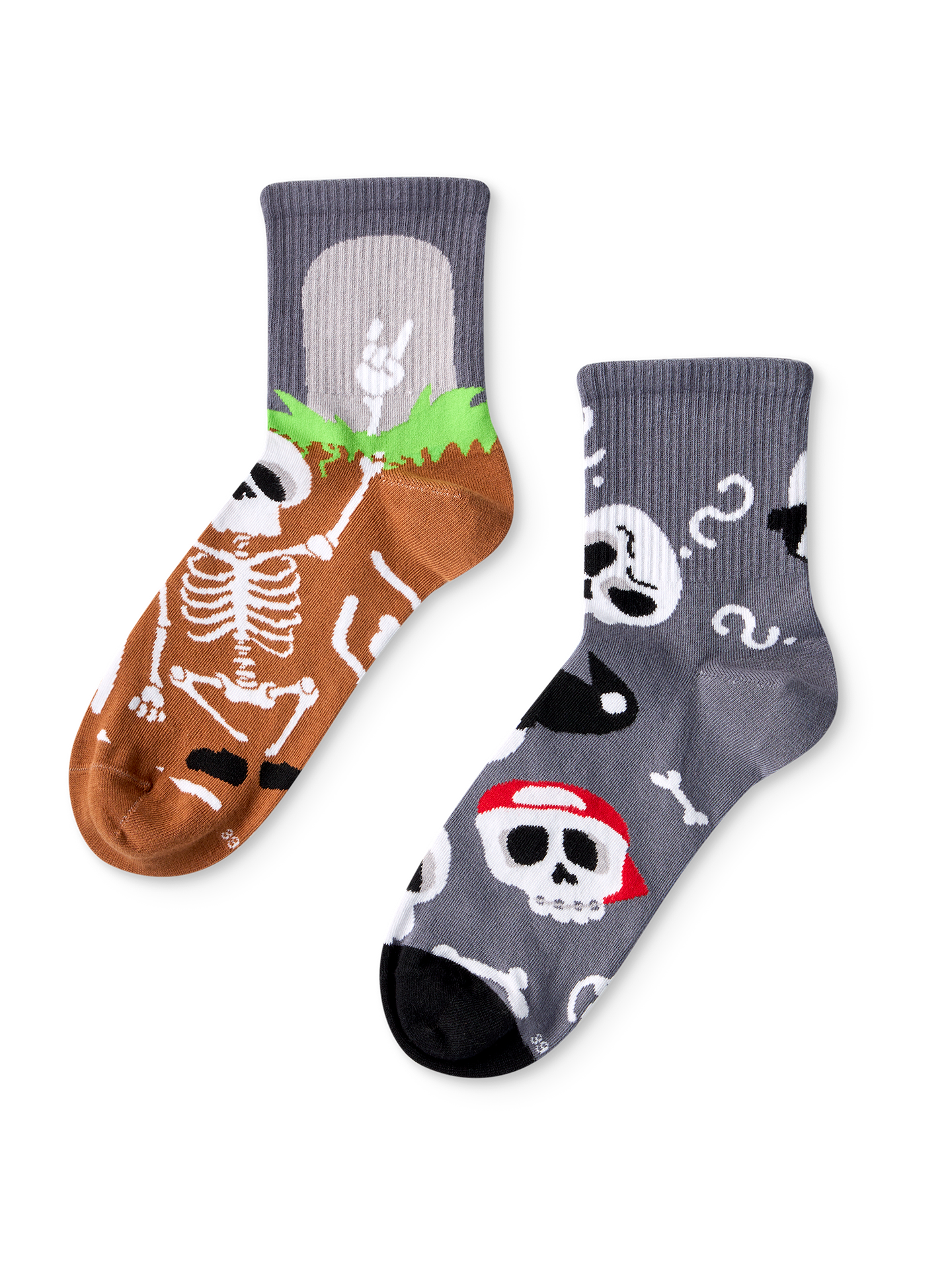 Crew Socks Funny Skeletons