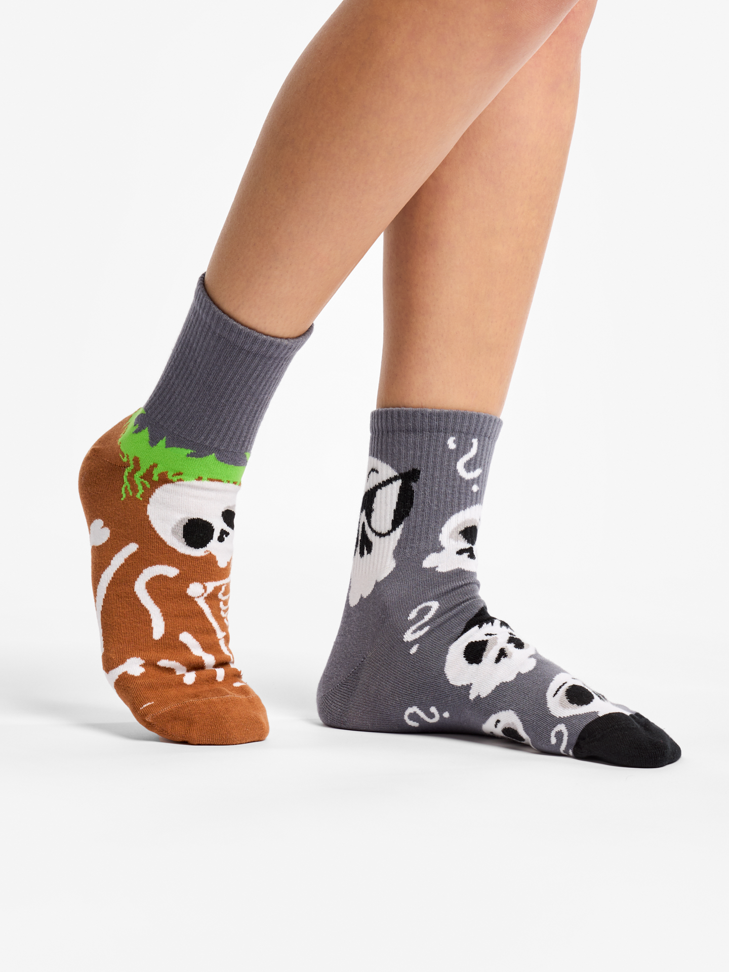 Crew Socks Funny Skeletons