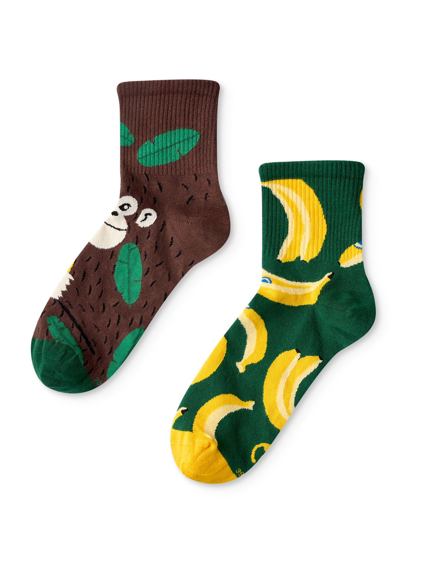 Crew Socks Monkey & Bananas