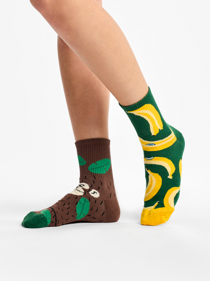 Crew Socks Monkey & Bananas