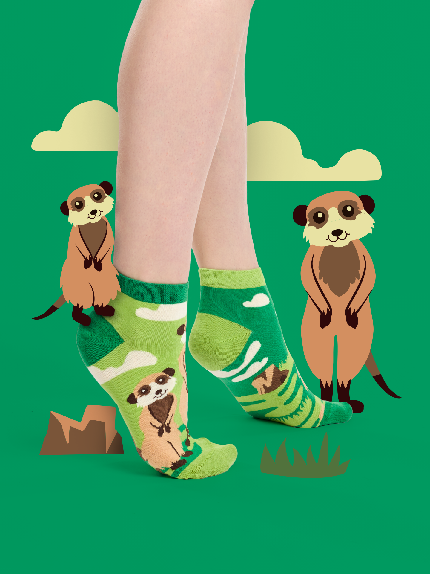 Ankle Socks Meerkats