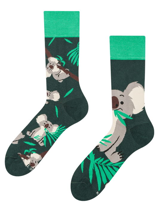 Regular Socks Koala & Leaves