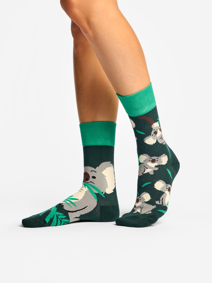 Regular Socks Koala & Leaves