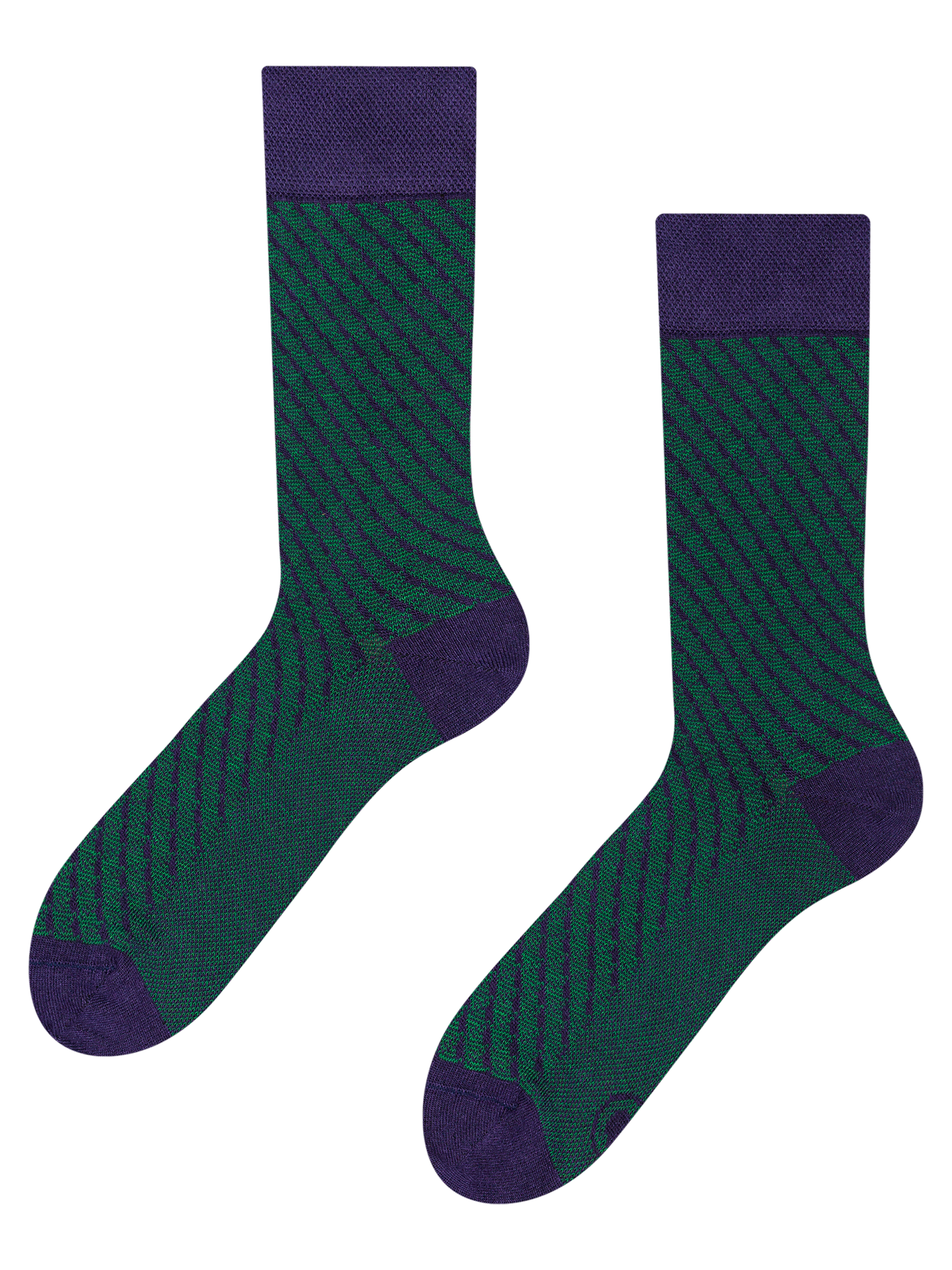 Blue & Green Pattern Socks