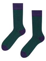 Blue & Green Pattern Socks