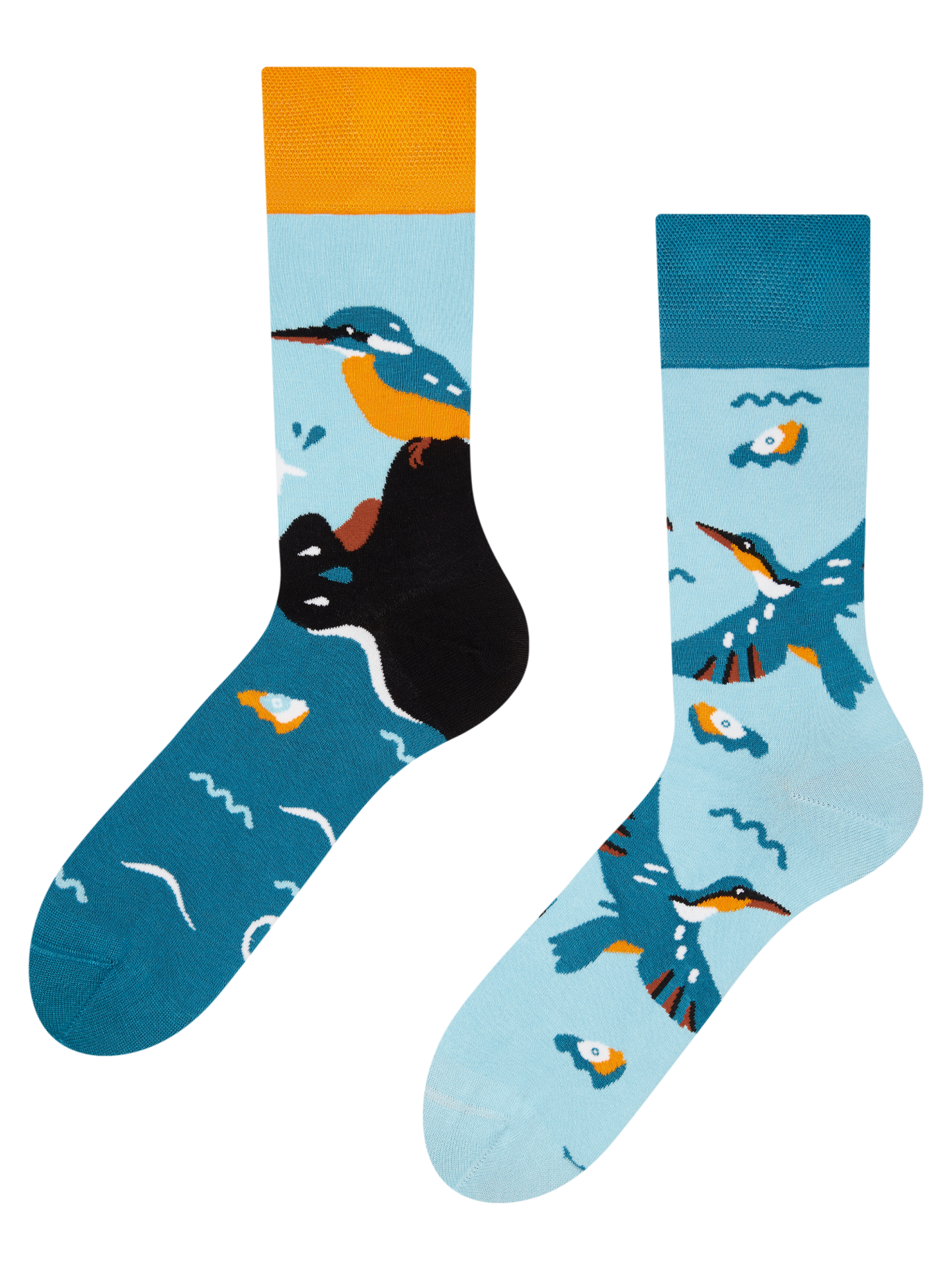 Bamboo Regular Socks Kingfisher Bird