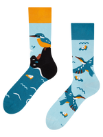 Bamboo Regular Socks Kingfisher Bird