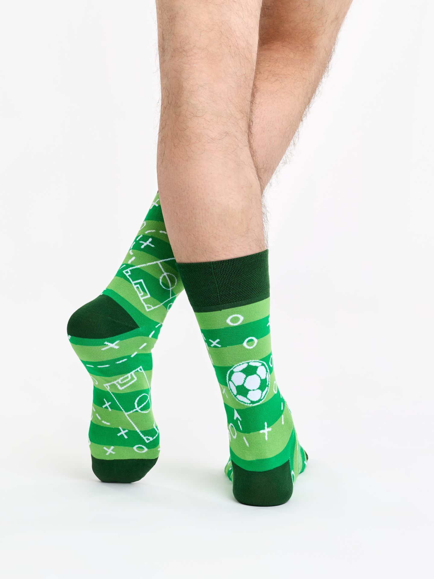 Bamboo Regular Socks Football Pitch