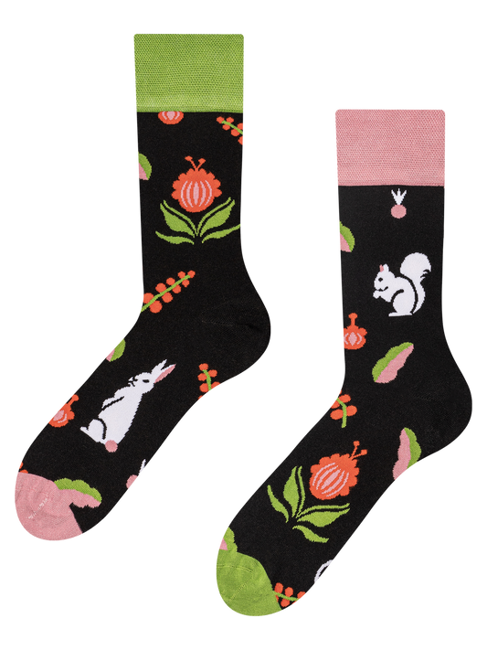 Bamboo Regular Socks Folk Garden