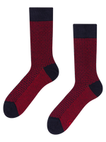 Blue & Red Pattern Socks