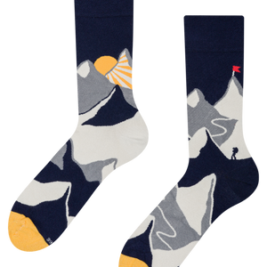 Bamboo Regular Socks Mountain Sunset