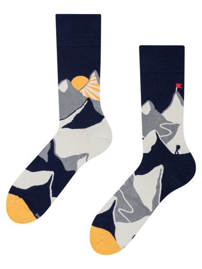 Bamboo Regular Socks Mountain Sunset