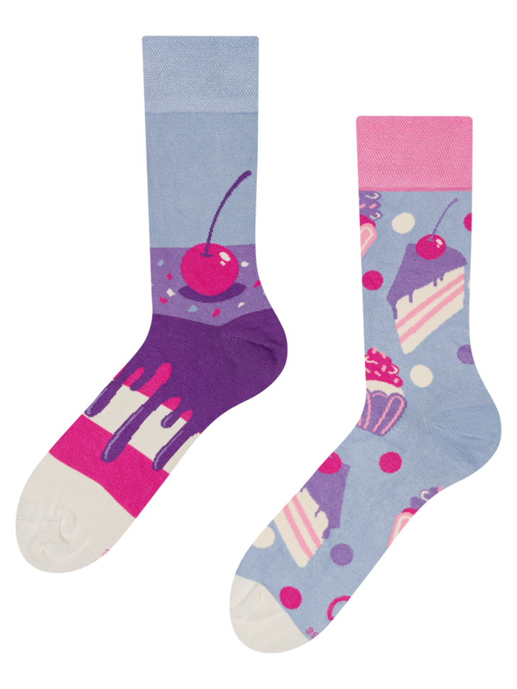 Bamboo Regular Socks Cherry Cake