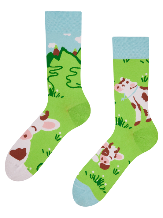 Regular Socks Happy Cow