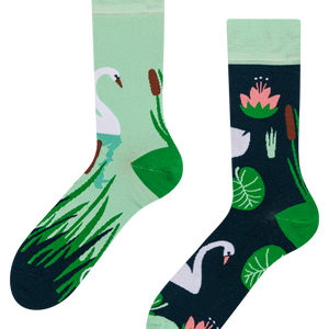 Regular Socks White Swan