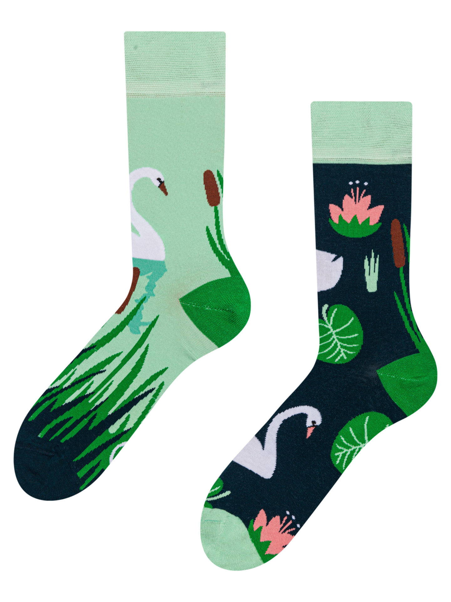 Regular Socks White Swan