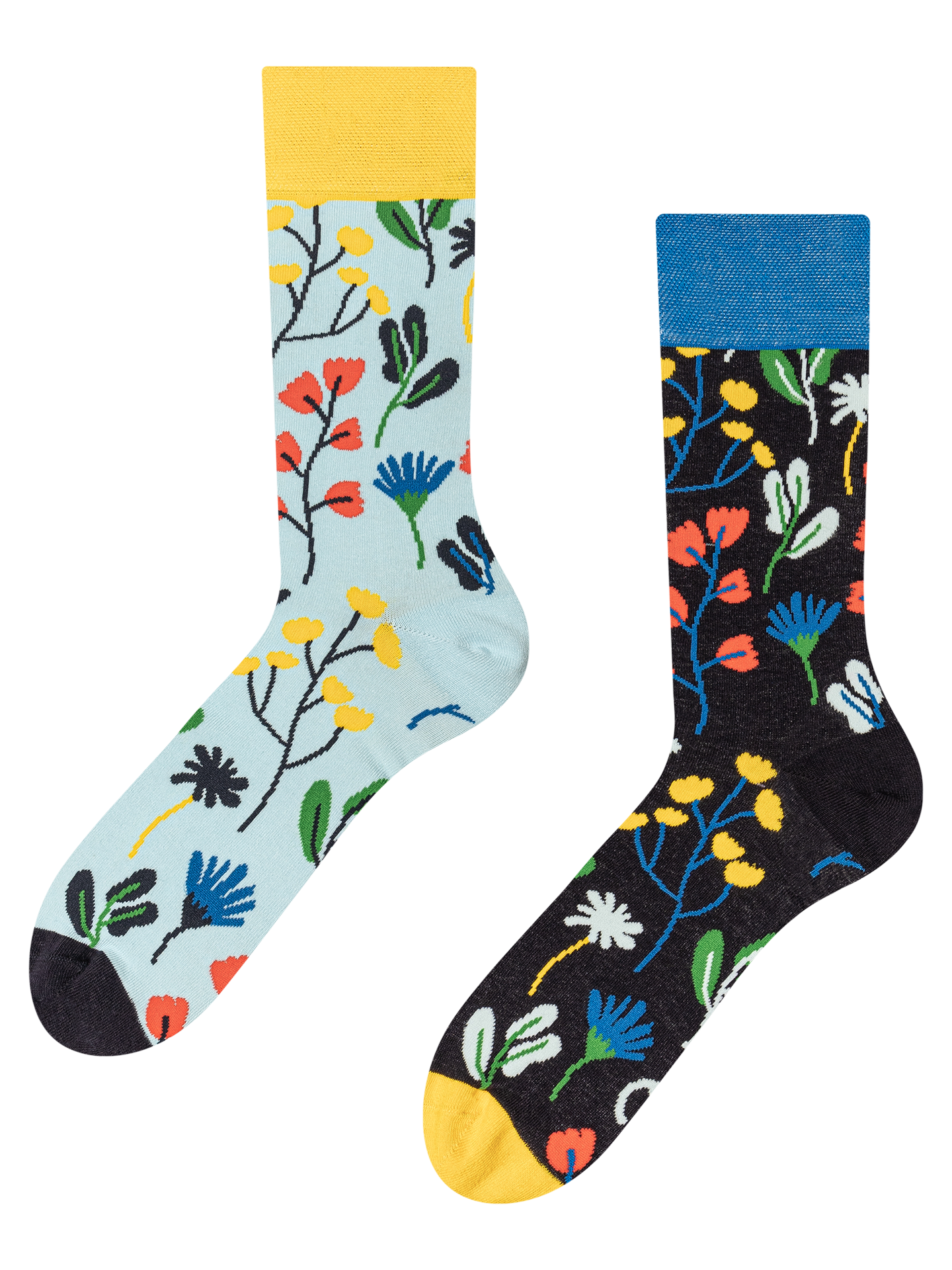 Regular Socks Aquarelle Flowers