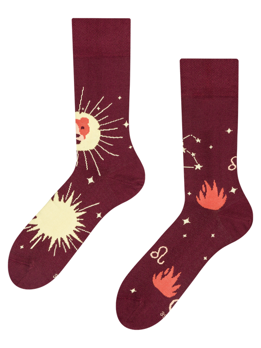 Regular Socks Zodiac Leo