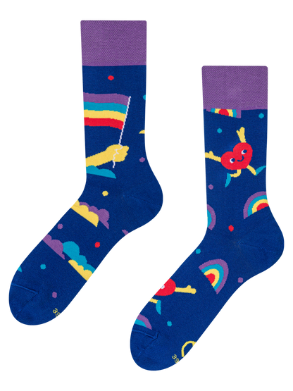 Regular Socks Pride Heart