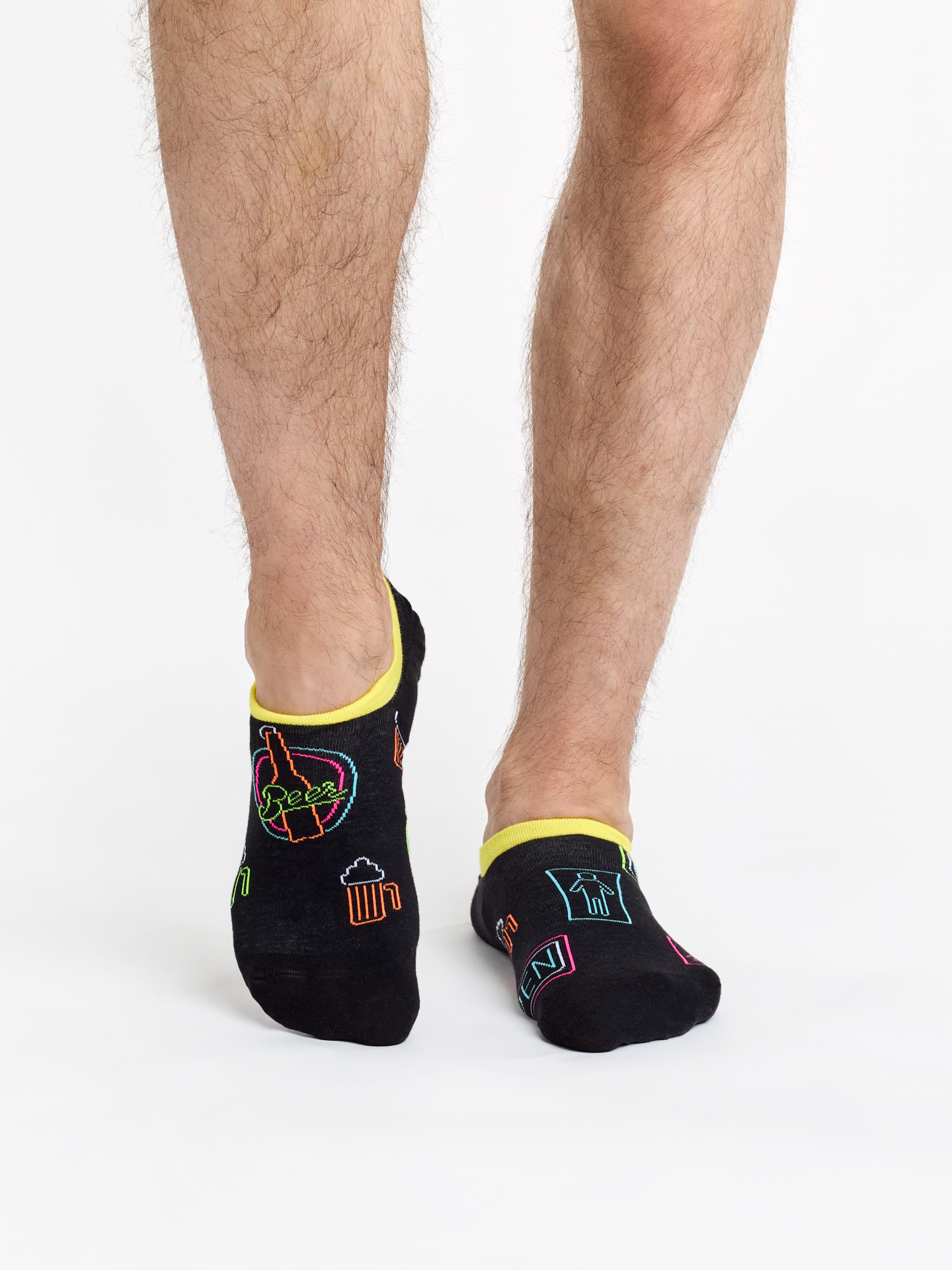 Sneaker Socks Neon Beer