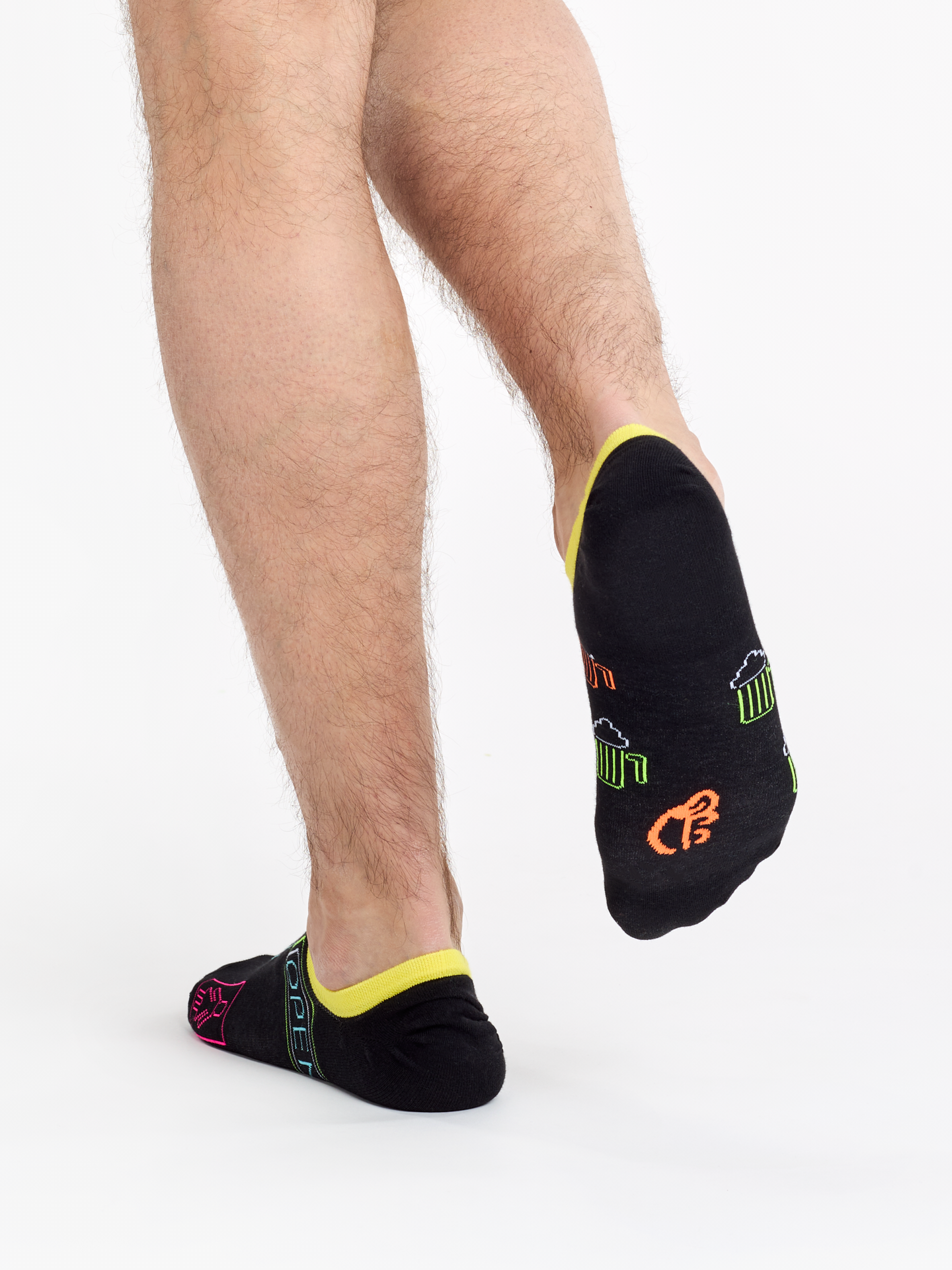 Sneaker Socks Neon Beer