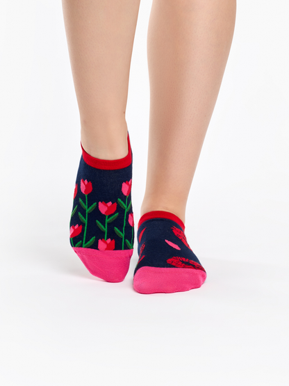 Sneaker Socks Tulip Lips