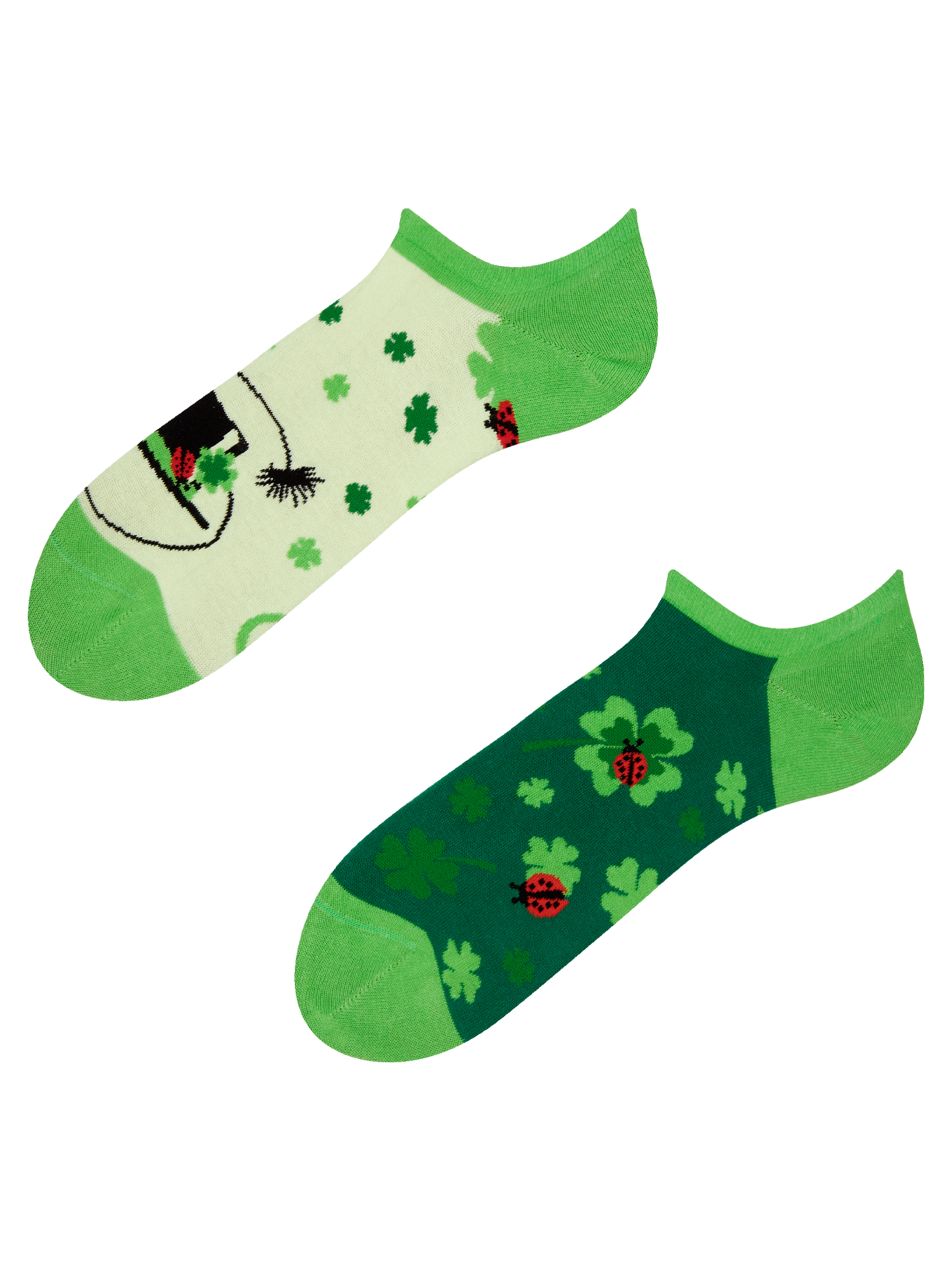 Sneaker Socks Lucky Four Leaf Clover