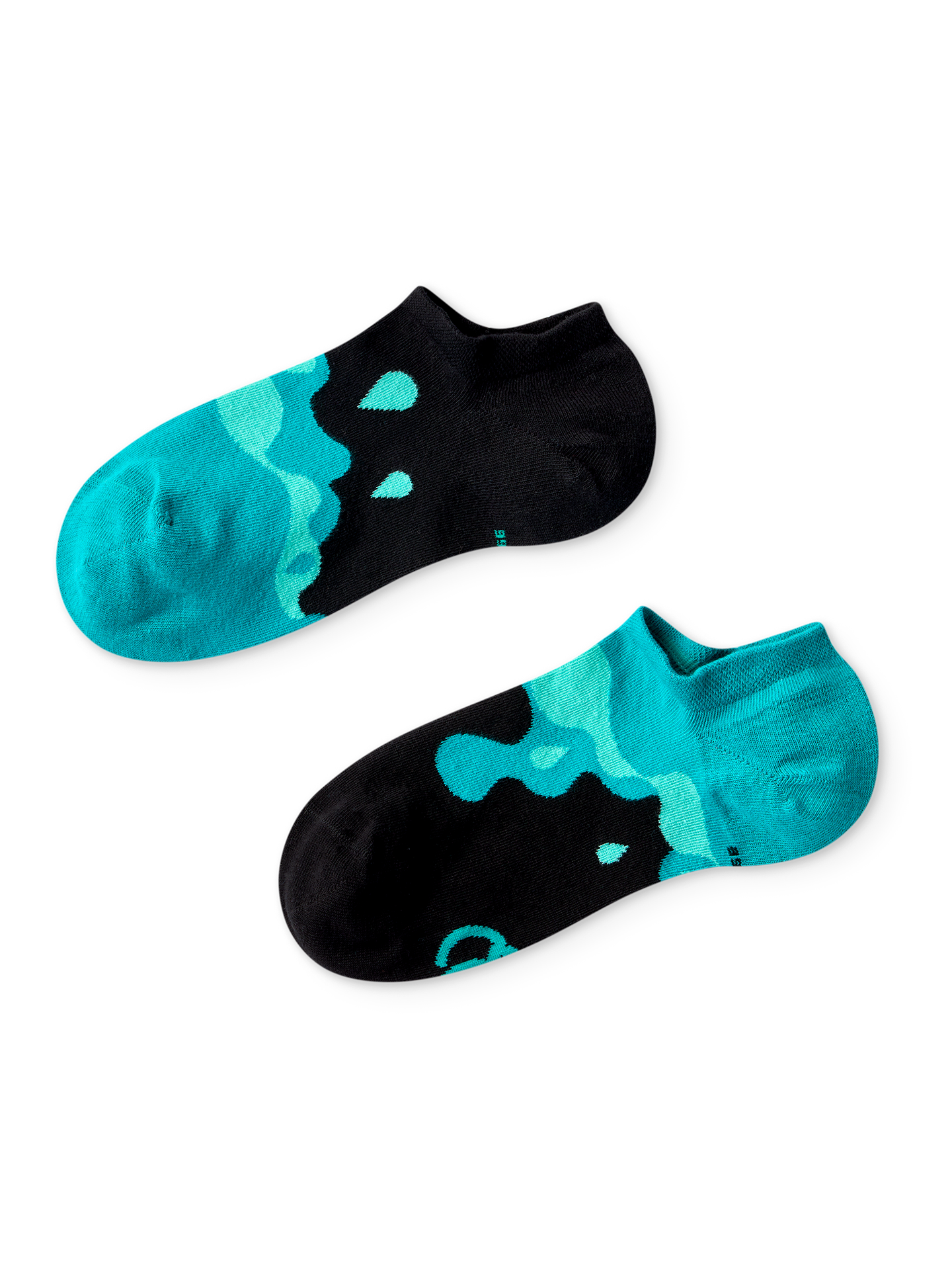 Sneaker Socks Turquoise Drops