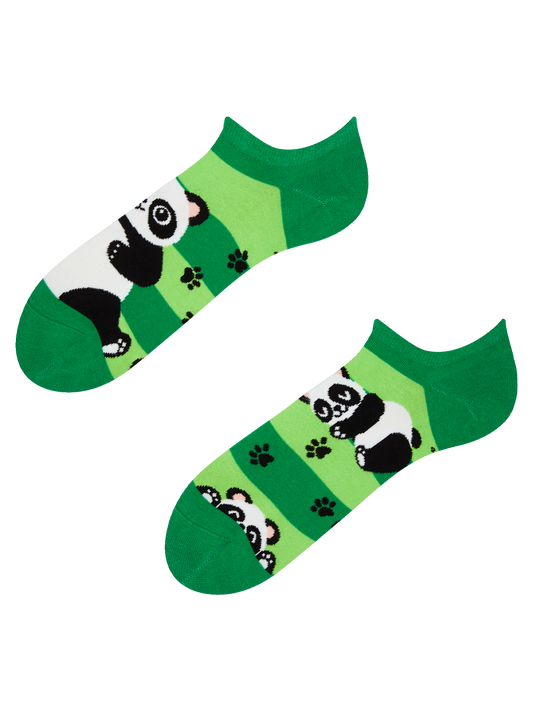 Sneaker Socks Panda & Stripes