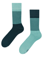 Warm Socks Ocean Blue Tri-color