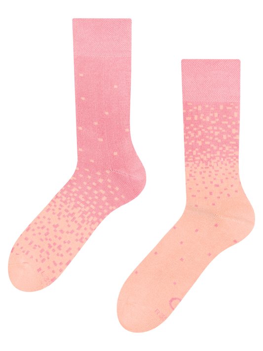 Warm Socks Peach & Pink