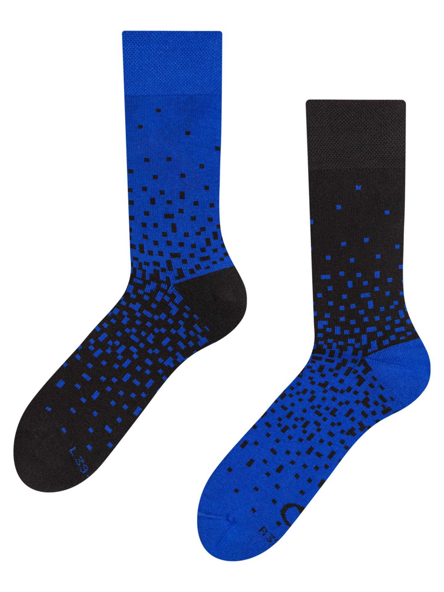 Warm Socks Blue & Black