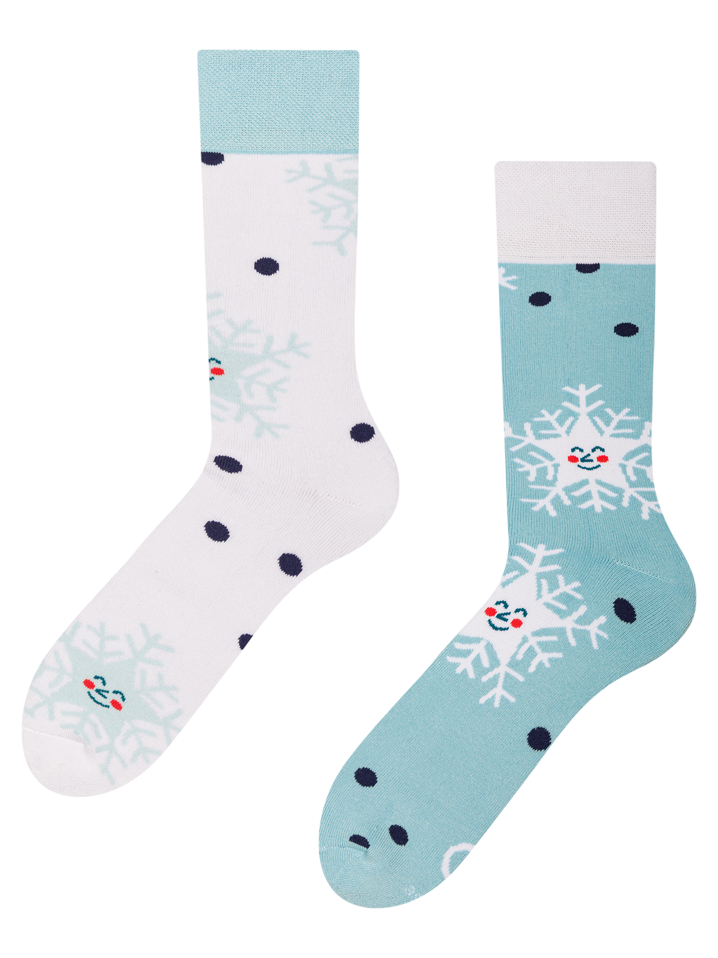 Warm Socks Happy Snowflakes