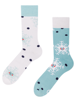 Warm Socks Happy Snowflakes